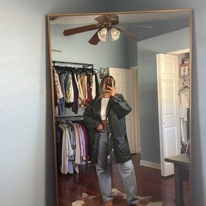 Vintage Green Leather Jacket